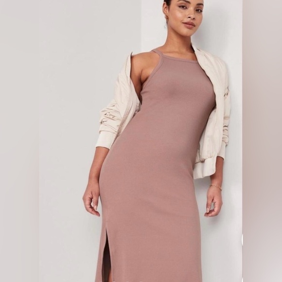 EUC Old Navy - XL - SL Apron Neck Maxi Dress - Pink Salt - Picture 1 of 6